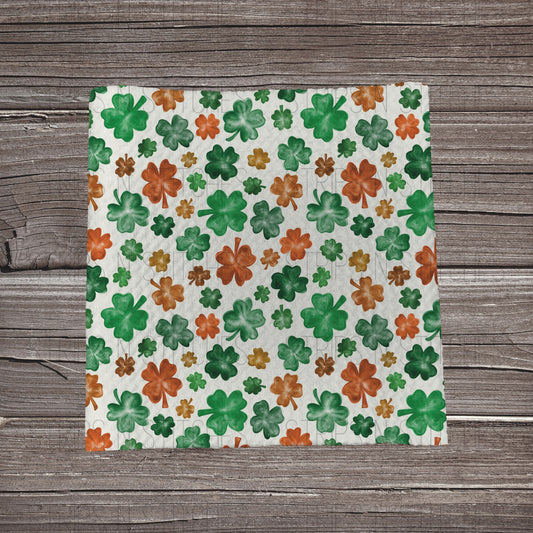 St. Paddy’s Day Clovers| Bullet Fabric Strip | Bow Making | Scrunchie |