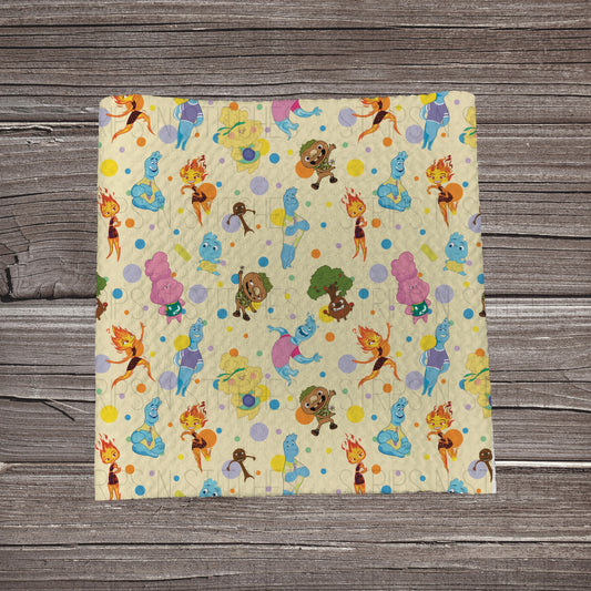 Elemental Light Yellow | Fabric Strip- Bow Making- Headwrap- Scrunchies