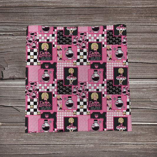 Horror Bride Patchwork | Fabric Strip | Bow Making- Headwrap- Scrunchies