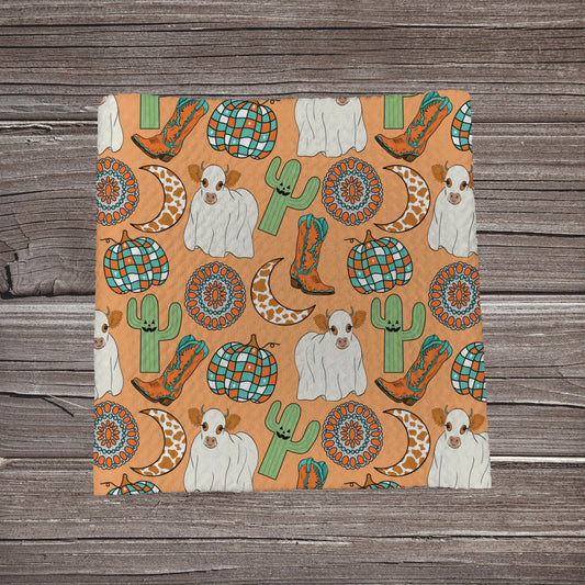 Halloween Cowgirl | Fabric Strip | Bow Making- Headwrap- Scrunchies