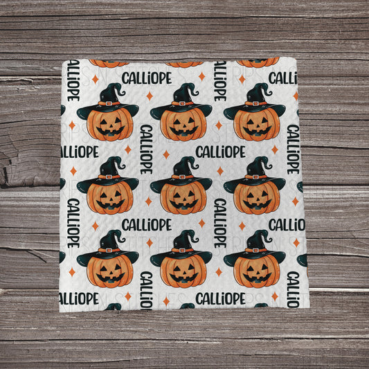 Jack O’ Lanterns - CUSTOM NAME *EXCLUSIVE*  | Fabric Strip | Bow Making | Scrunchie | Headwraps