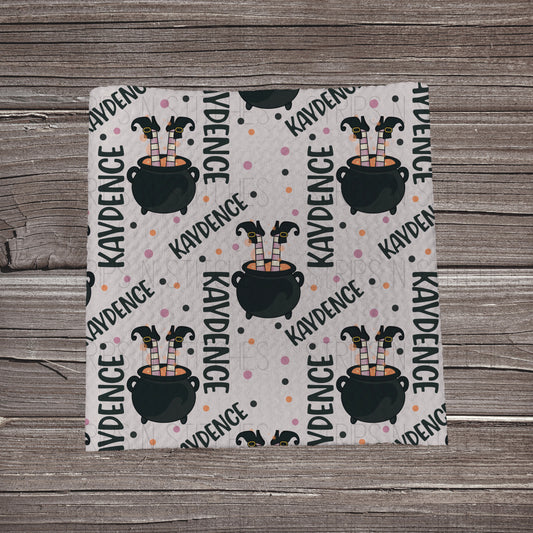 Witch’s Brew - CUSTOM NAME *EXCLUSIVE* | Fabric Strip | Bow Making | Scrunchie | Headwraps