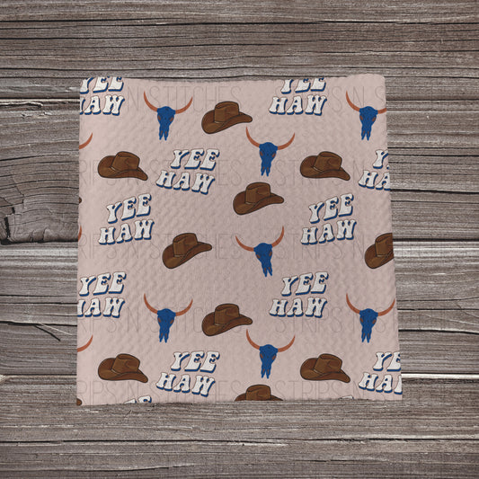 Blue Yeehaw Scatter | Fabric Strips | Bow Making | Scrunchies | Headwraps