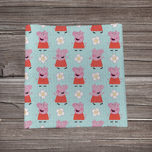 Peppa & Flowers Scatter | Fabric Strips | Bow Making | Headwrap