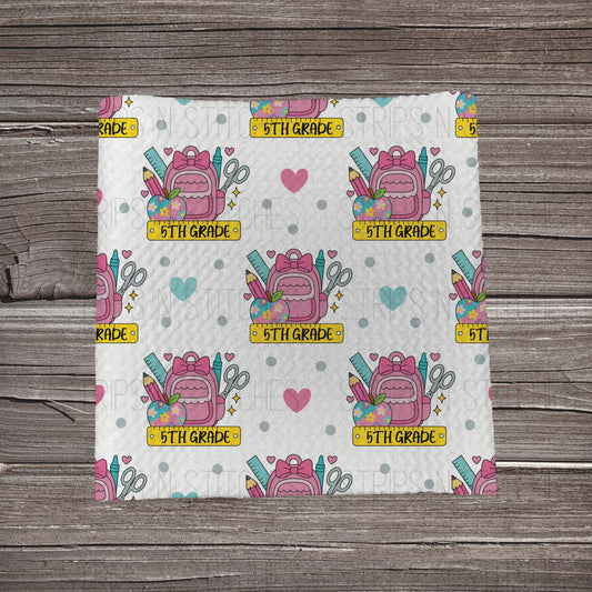 Back to School Backpack - 5TH GRADE *EXCLUSIVE* | Fabric Strips | Bow Making | Scrunchies | Headwraps