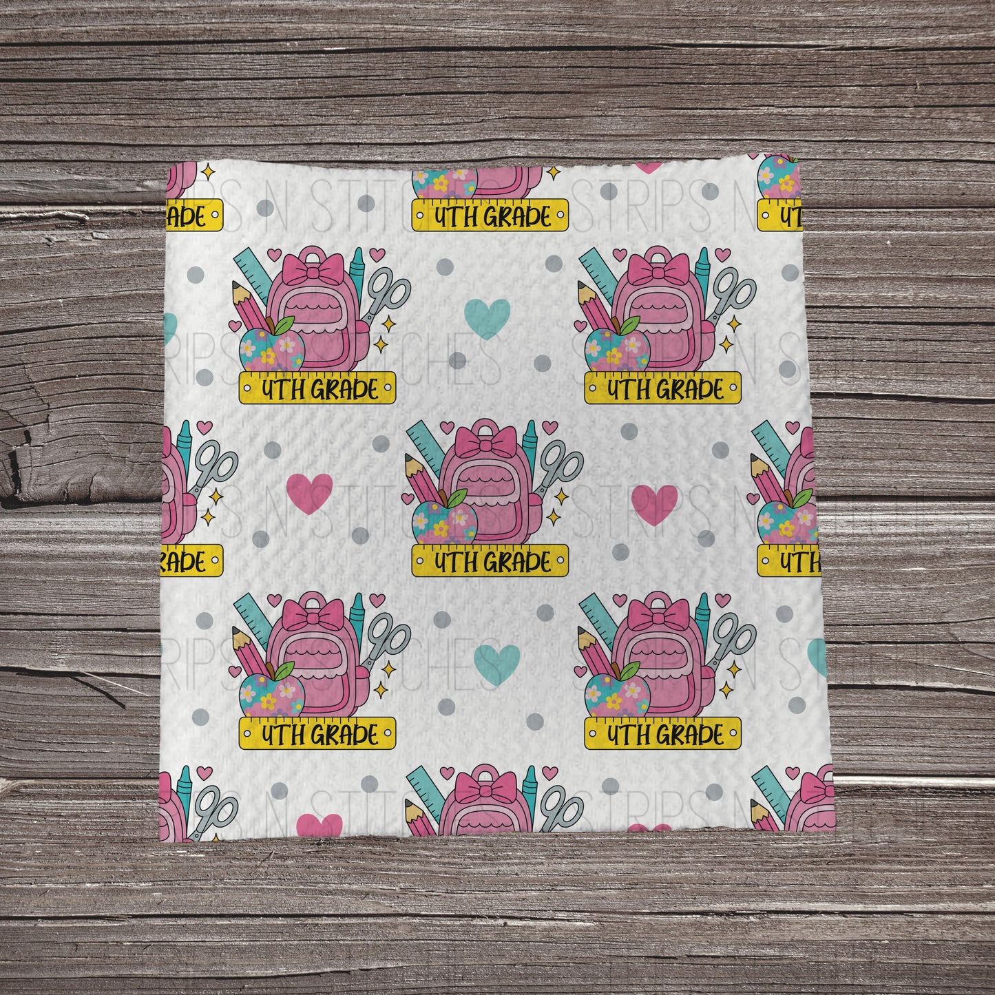 Back to School Backpack - 4TH GRADE *EXCLUSIVE* | Fabric Strips | Bow Making | Scrunchies | Headwraps