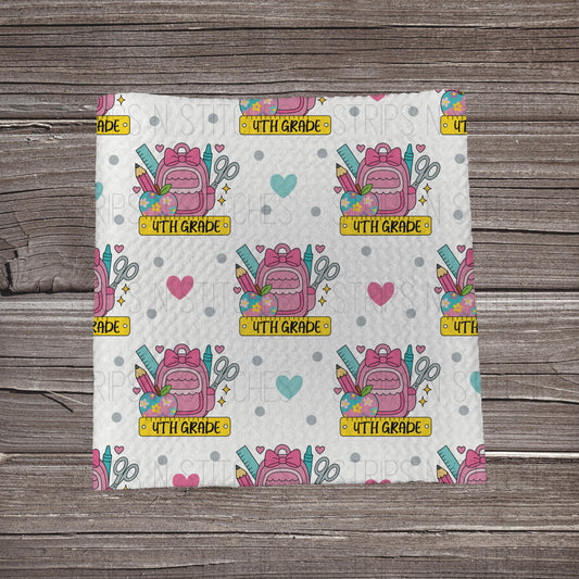 Back to School Backpack - 4TH GRADE *EXCLUSIVE* | Fabric Strips | Bow Making | Scrunchies | Headwraps