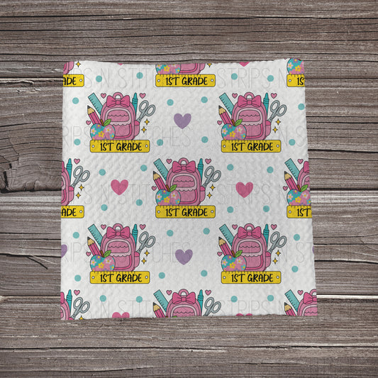 Back to School Backpack - 1ST GRADE *EXCLUSIVE* | Fabric Strips | Bow Making | Scrunchies | Headwraps