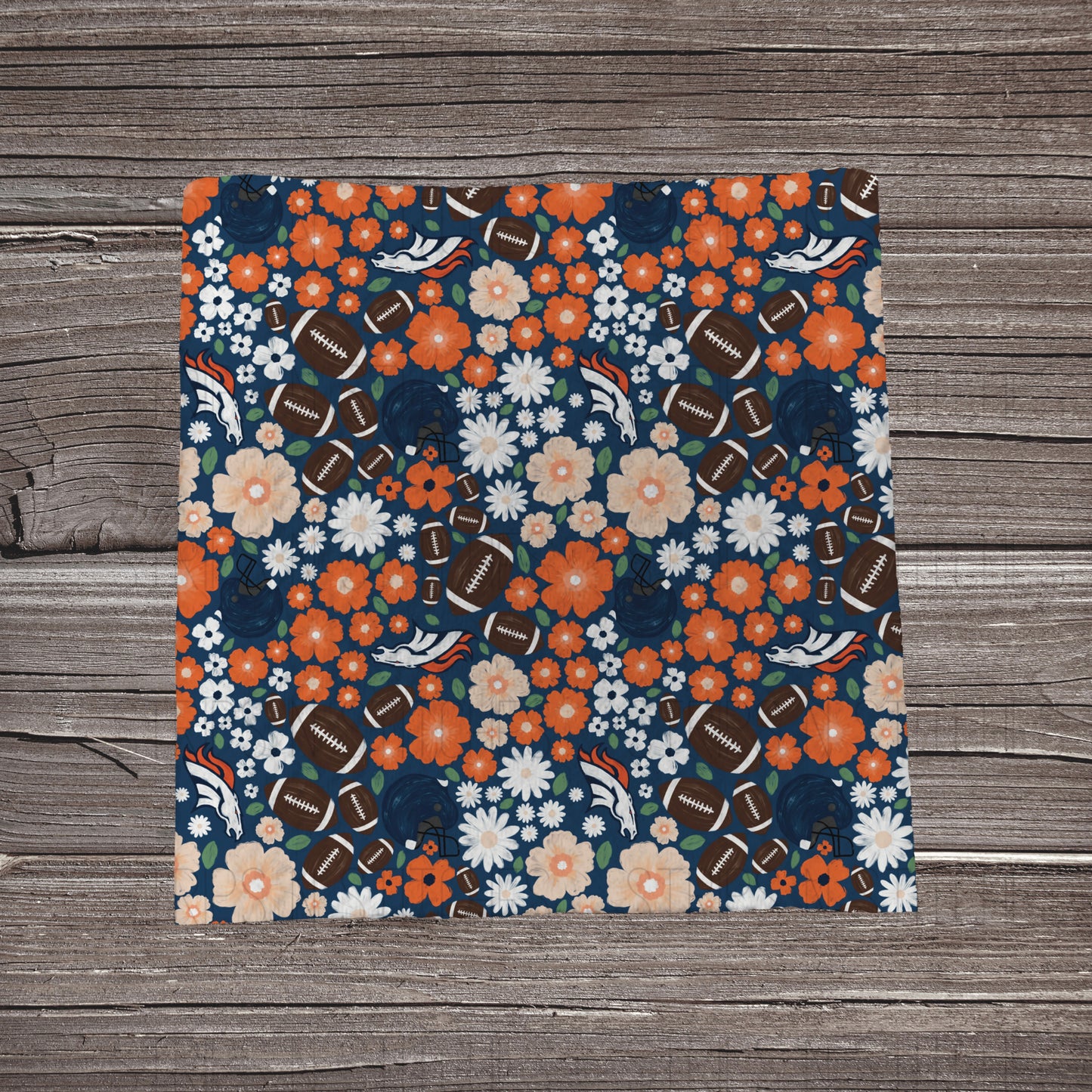 2025 NFL - FLORAL | All 32 Teams Available | Fabric Strip | Bow Making | Scrunchies | Headwraps
