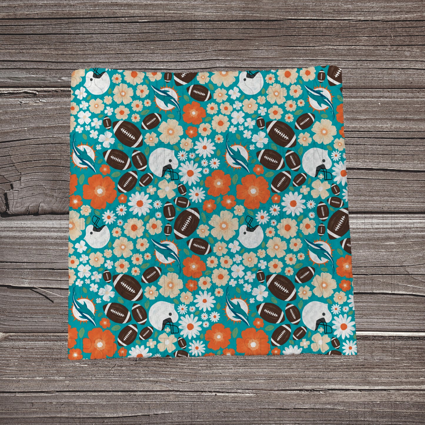 2025 NFL - FLORAL | All 32 Teams Available | Fabric Strip | Bow Making | Scrunchies | Headwraps