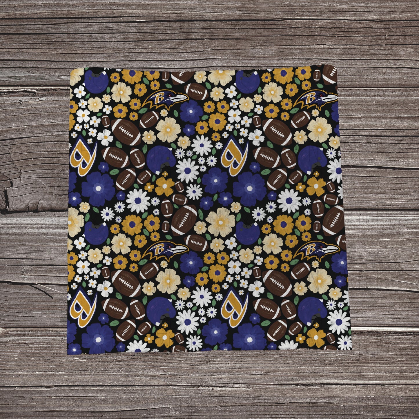 2025 NFL - FLORAL | All 32 Teams Available | Fabric Strip | Bow Making | Scrunchies | Headwraps