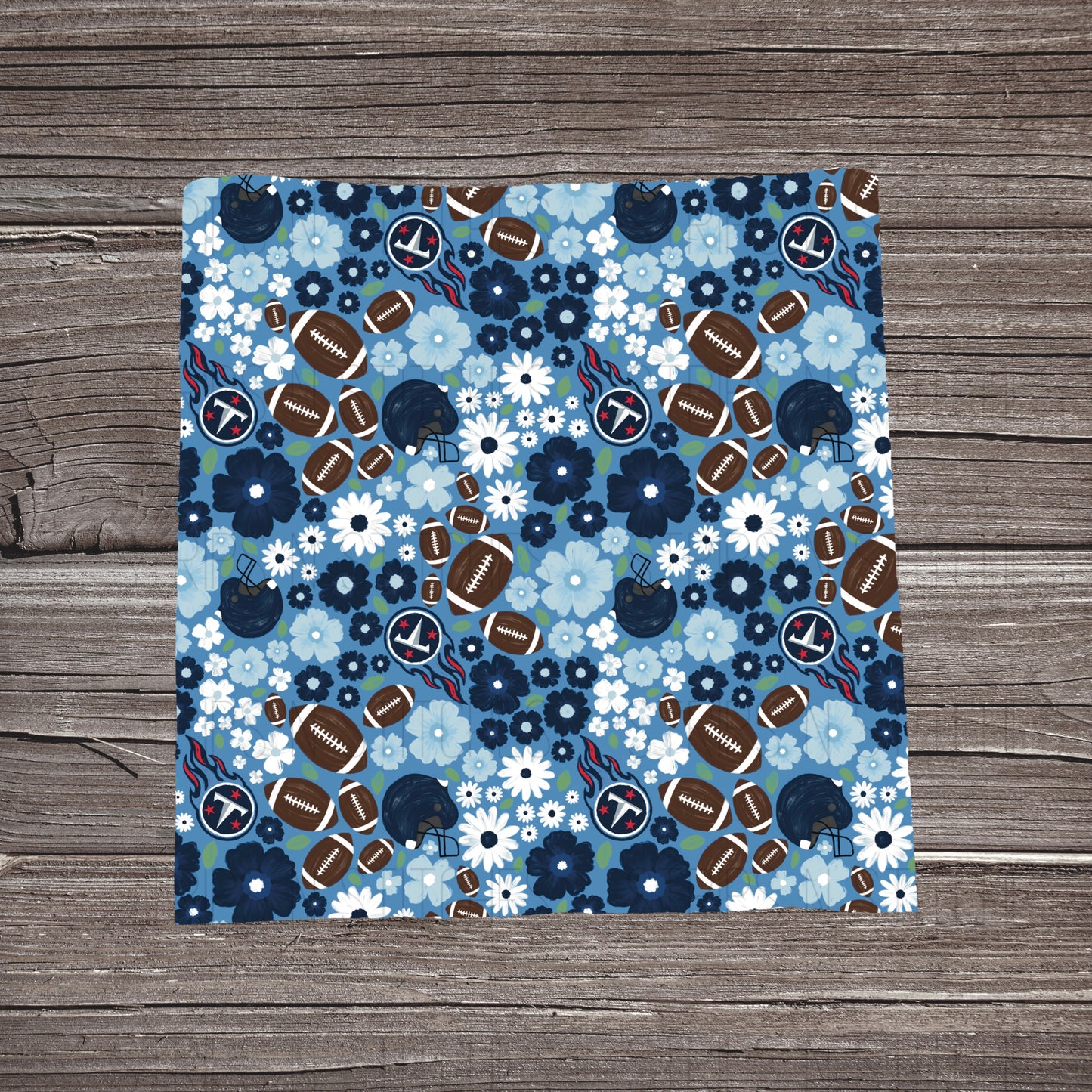 2025 NFL - FLORAL | All 32 Teams Available | Fabric Strip | Bow Making | Scrunchies | Headwraps