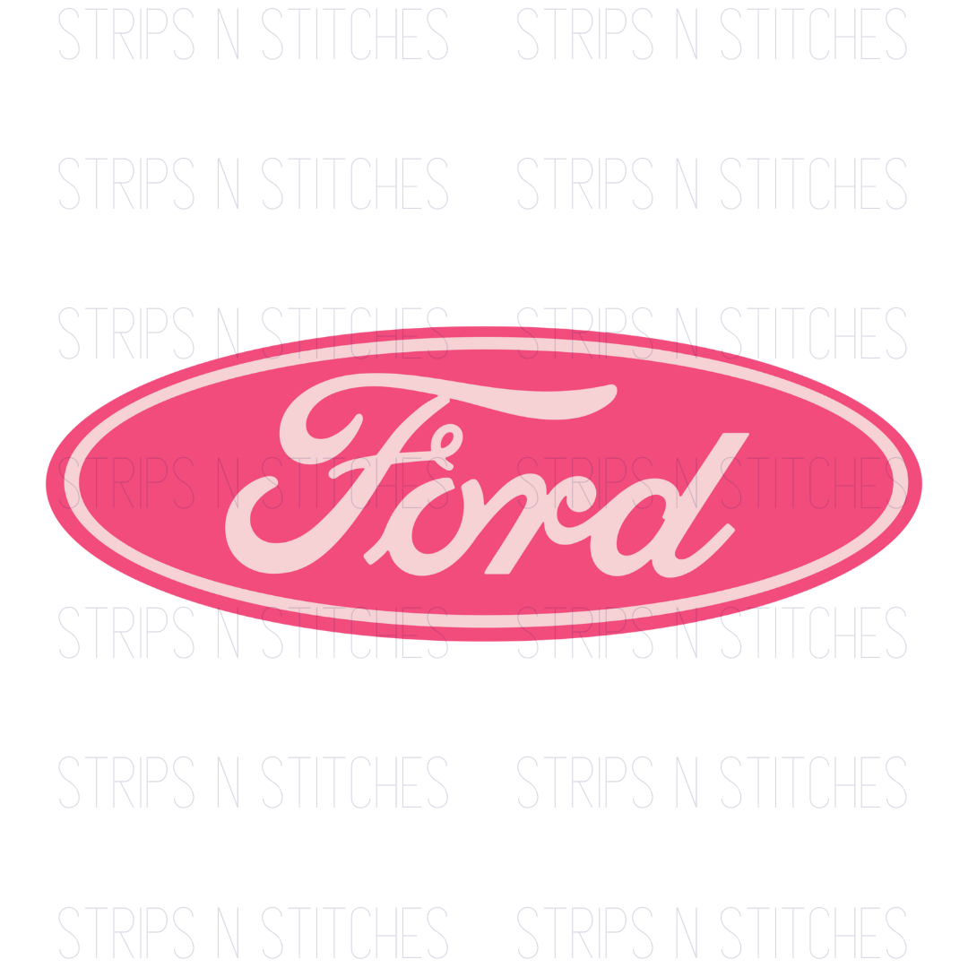 Pink Ford | Sublimation Transfer | Create your own