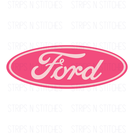 Pink Ford | Sublimation Transfer | Create your own