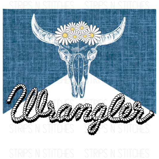 Wrangler & Daisies | Sublimation Transfer | Create your own