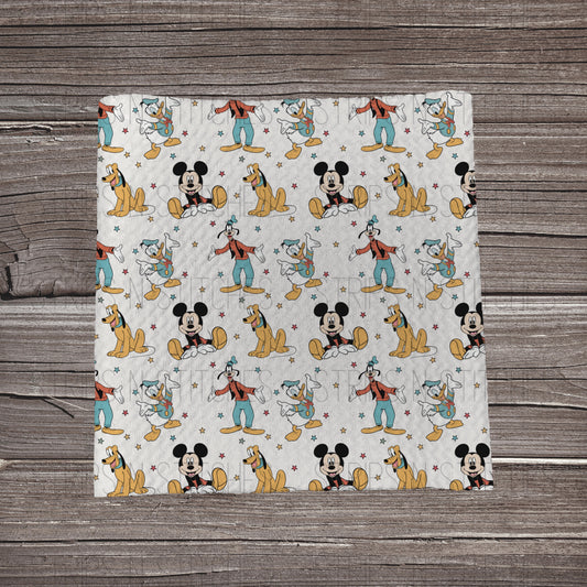 Mouse Friends with Stars | Bullet Fabric Strip | Bow Making | Scrunchie |