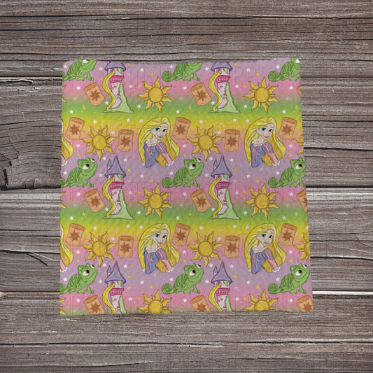 Ombré Rapunzel | Fabric Strip | Bow Making | Headwrap | Scrunchies