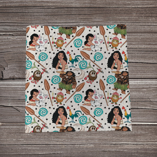 Moana 2 Scatter | Fabric Strip | Bow Making | Headwrap | Scrunchies