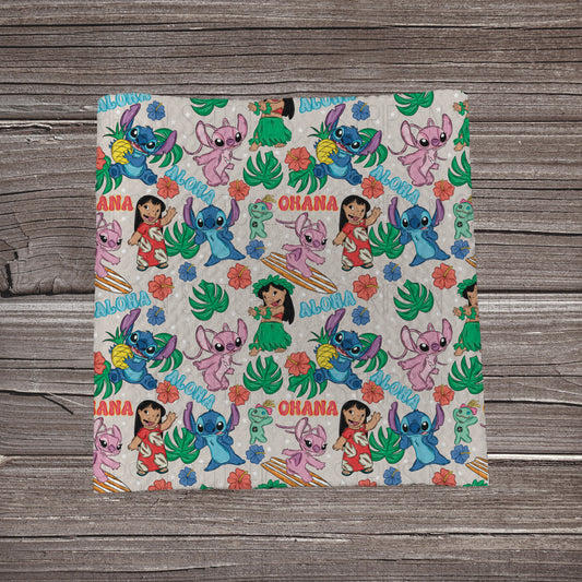 Ohana Stitch- Beige | Fabric Strip | Bow Making | Headwrap | Scrunchies