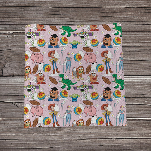 You’ve Got A Friend in me- Pink | Fabric Strip | Bow Making | Headwrap | Scrunchies