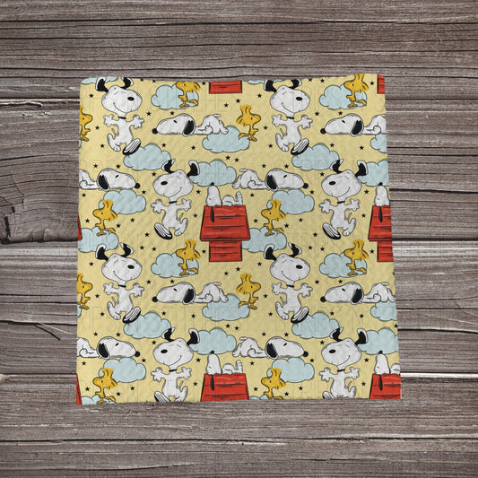 Snoopy- Yellow | Fabric Strip | Bow Making | Headwrap | Scrunchies