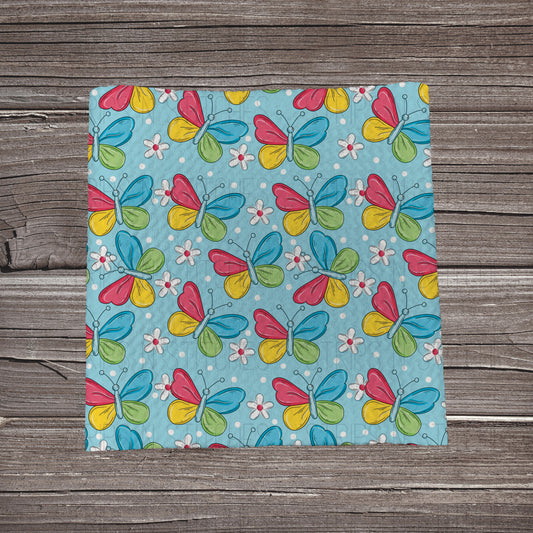 Bright Butterflies | Fabric Strip | Bow Making | Headwrap | Scrunchies