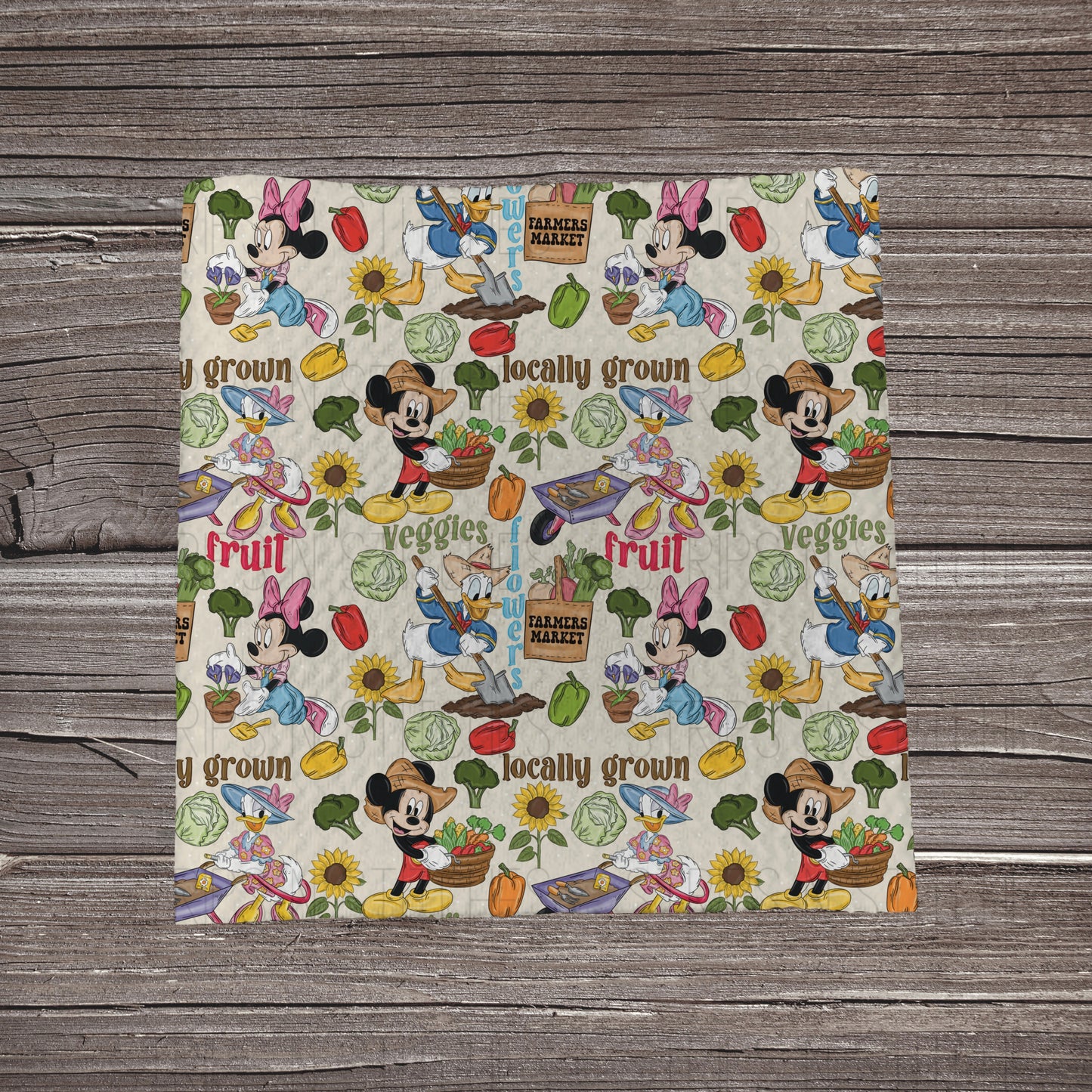 Locally Grown Mouse Friends- Beige | Fabric Strip | Bow Making | Headwrap | Scrunchies