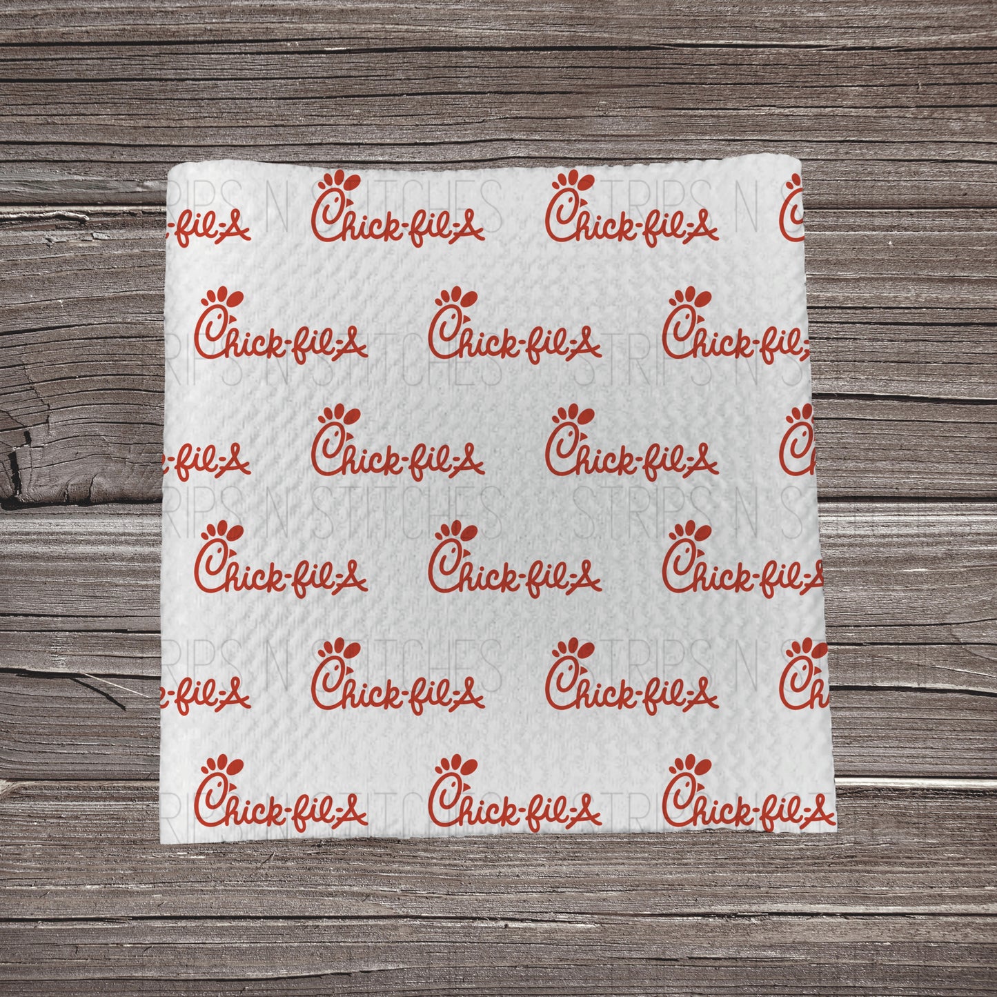 Chick Fil A Fabric Strip- Bow Making- Headwrap- Scrunchies