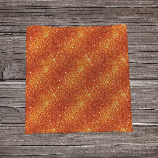 Faux Orange Glitter | Fabric Strip | Bow Making | Headwrap | Scrunchies