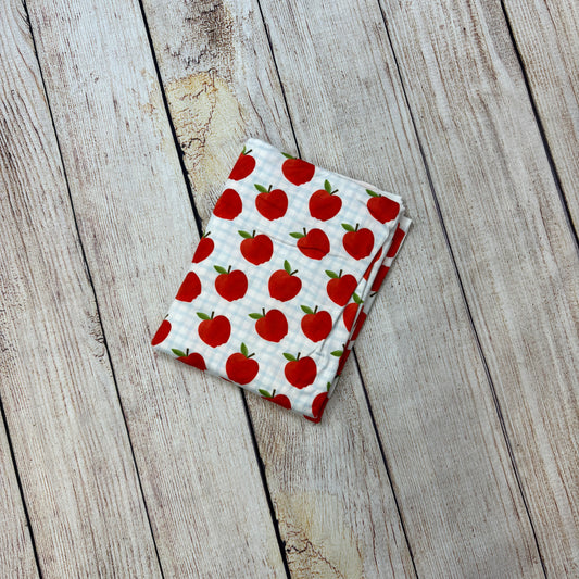 Full Yard - Apples Blue Gingham