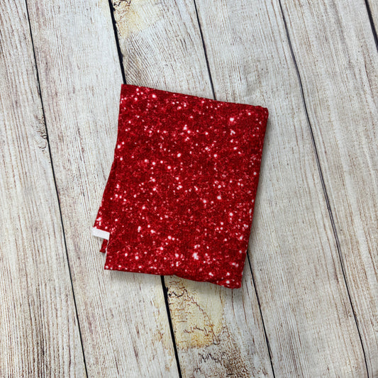 Full Yard- Red Glitter