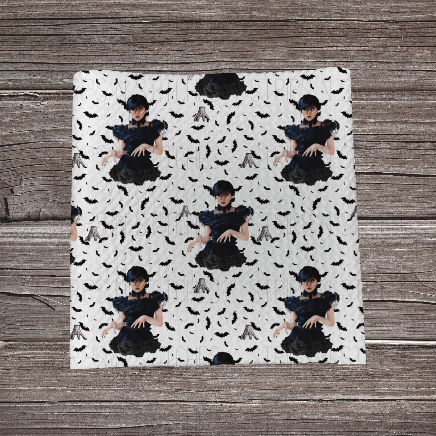 Wednesday & Bats | Fabric Strip | Bow Making | Headwrap | Scrunchies