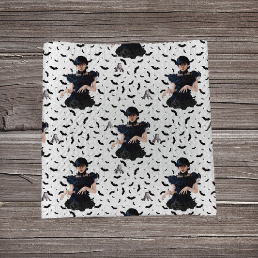 Wednesday & Bats | Fabric Strip | Bow Making | Headwrap | Scrunchies