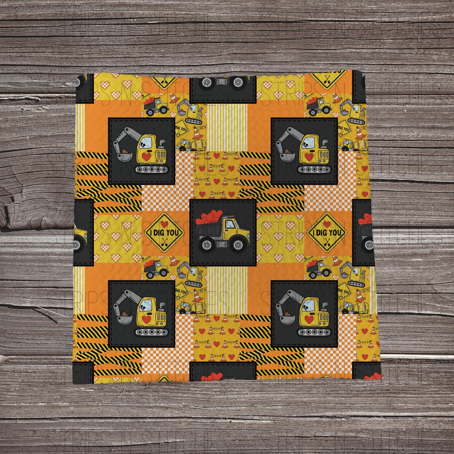 I dig you Patchwork  | Fabric Strip- Bow Making- Headwraps- Scrunchies