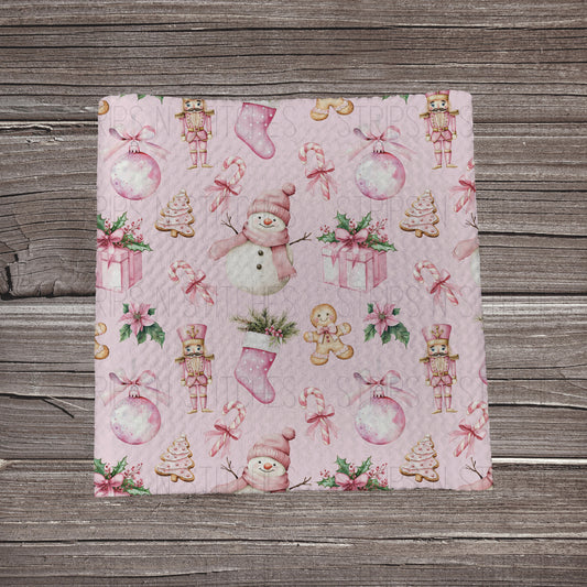 It's a Pink Christmas- Pink | Fabric Strip- Bow Making- Headwraps- Scrunchies