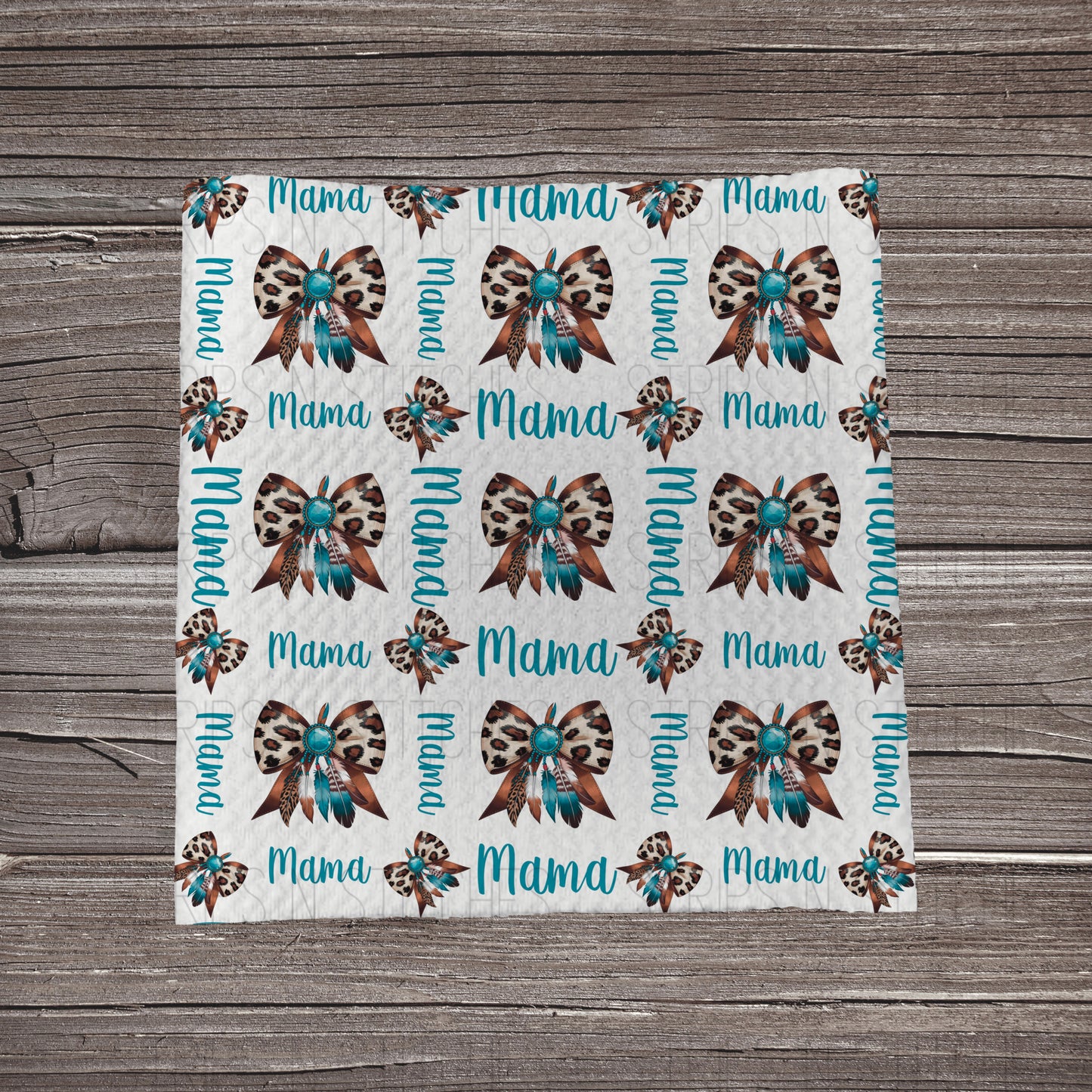 Mama Western Bows EXCLUSIVE | Fabric Strip- Bow Making- Headwrap- Scrunchies