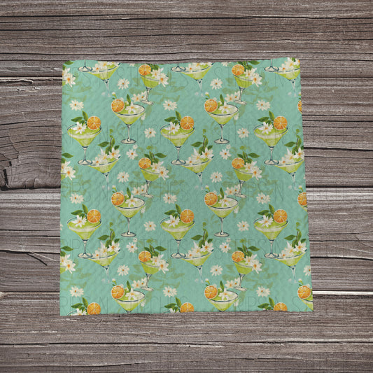 Margaritas & Flowers | Fabric Strip | Bow Making | Headwrap | Scrunchies