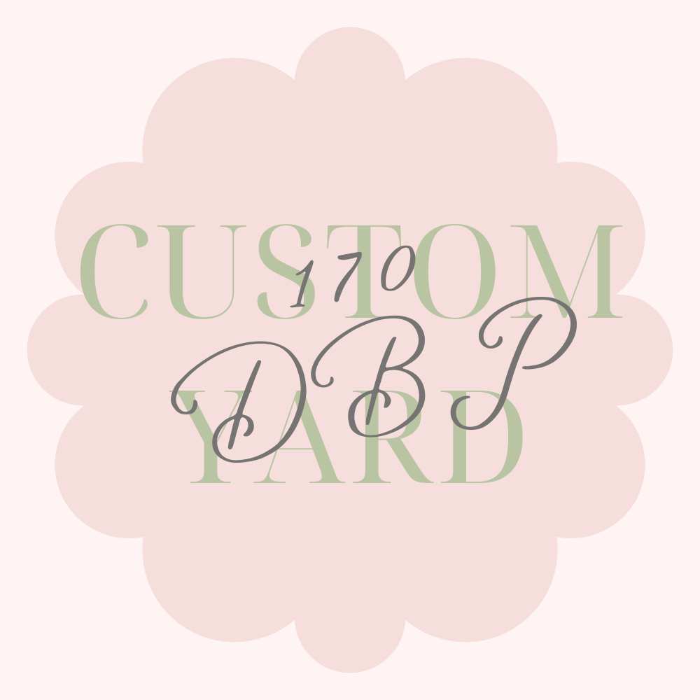 Custom 170 GSM DBP Yards