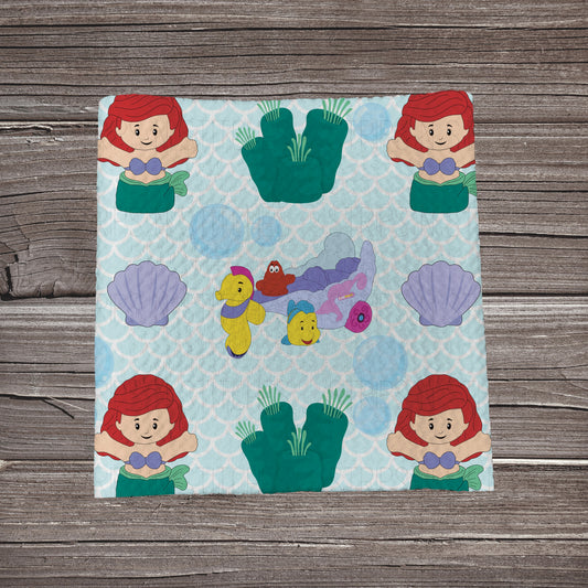 Mermaid Small People | Bullet Fabric Strip | Bow Making | Scrunchie