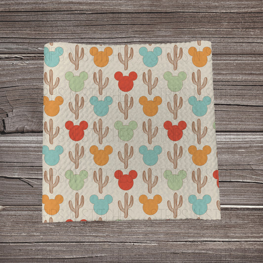 Muted Desert Boy Mouse | Fabric Strip- Bow Making- Headwrap- Scrunchies