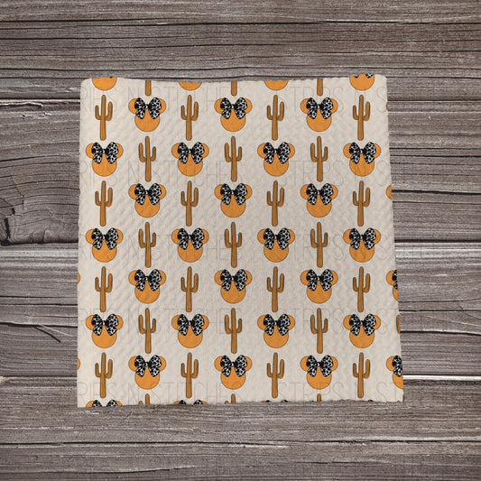 Orange Desert Girl Mouse  | Fabric Strip | Bow Making | Headwrap | Scrunchies