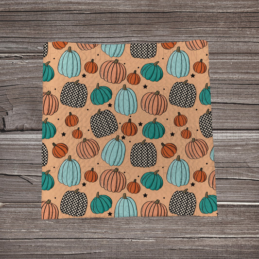 Orange Pattern Pumpkins | Fabric Strip | Bow Making | Headwrap | Scrunchies