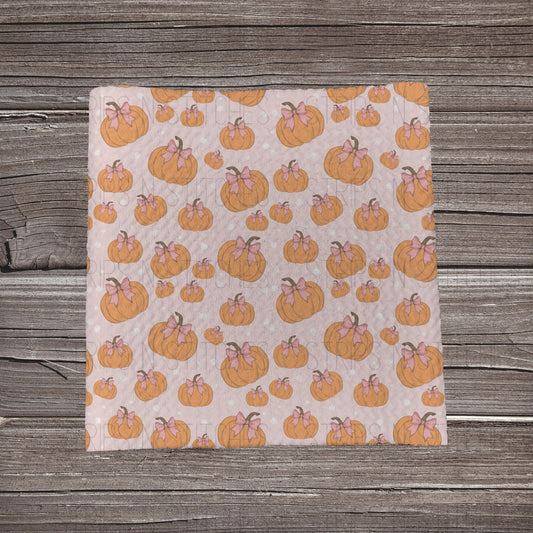 Pink Bows & Pumpkins | Fabric Strip | Bow Making | Headwrap | Scrunchies