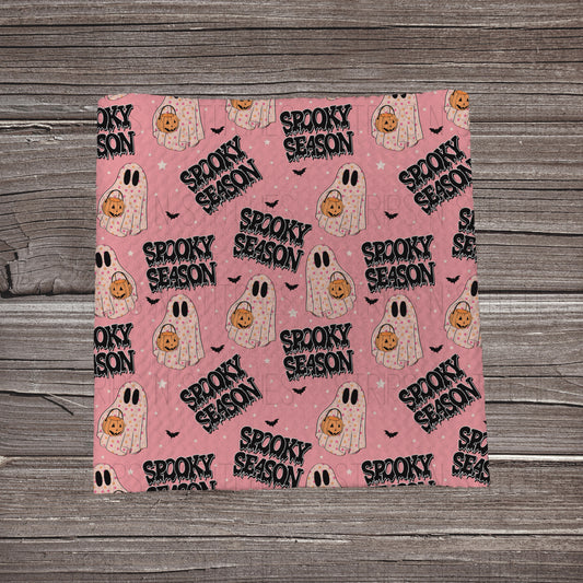 Pink Spooky Season | Fabric Strip- Bow Making- Headwrap- Scrunchies