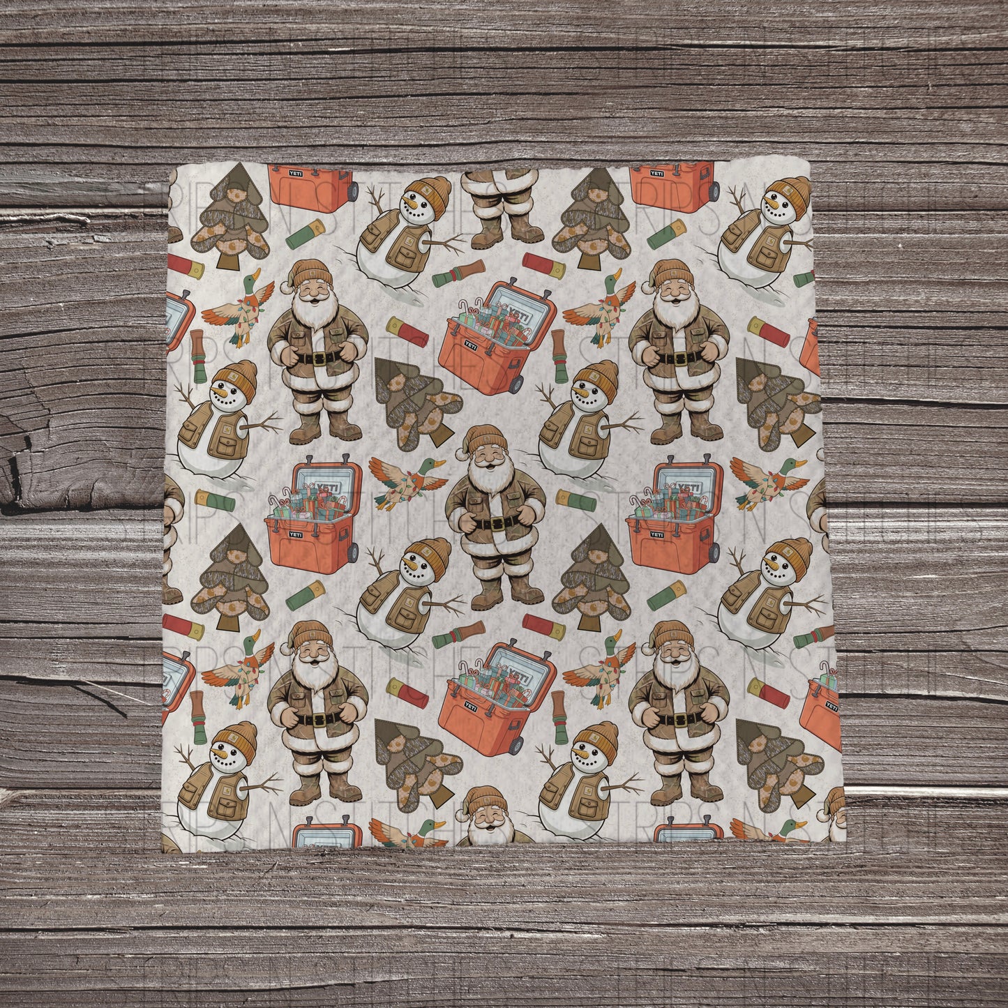 Santa Hunter | Fabric Strip | Bow Making | Headwrap | Scrunchies