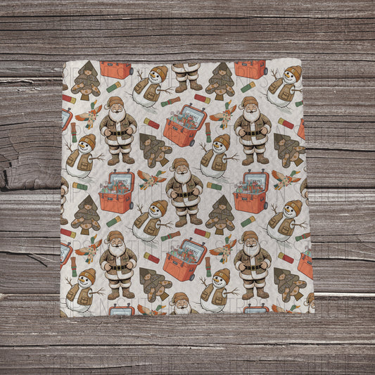 Santa Hunter | Fabric Strip | Bow Making | Headwrap | Scrunchies