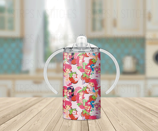 Strawberry & Friends- Grow with Me Tumbler- 12oz- Two Lids