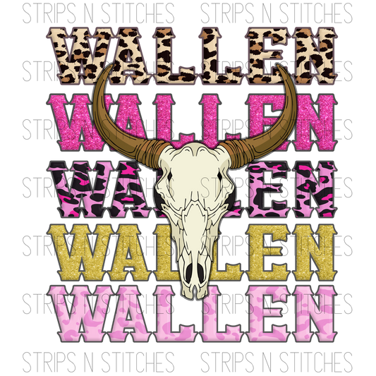 Wallen & Skull | Sublimation Transfer | Create your own