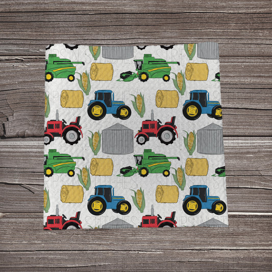 Working on the Farm | Fabric Strip | Bow Making | Headwrap | Scrunchies