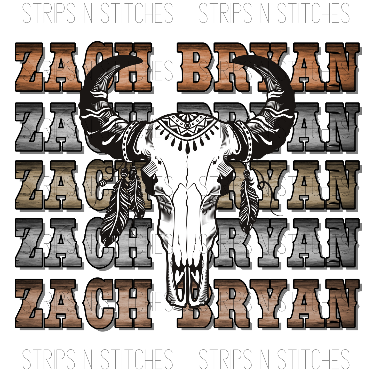 Zach Skulls | Sublimation Transfer | Create your own